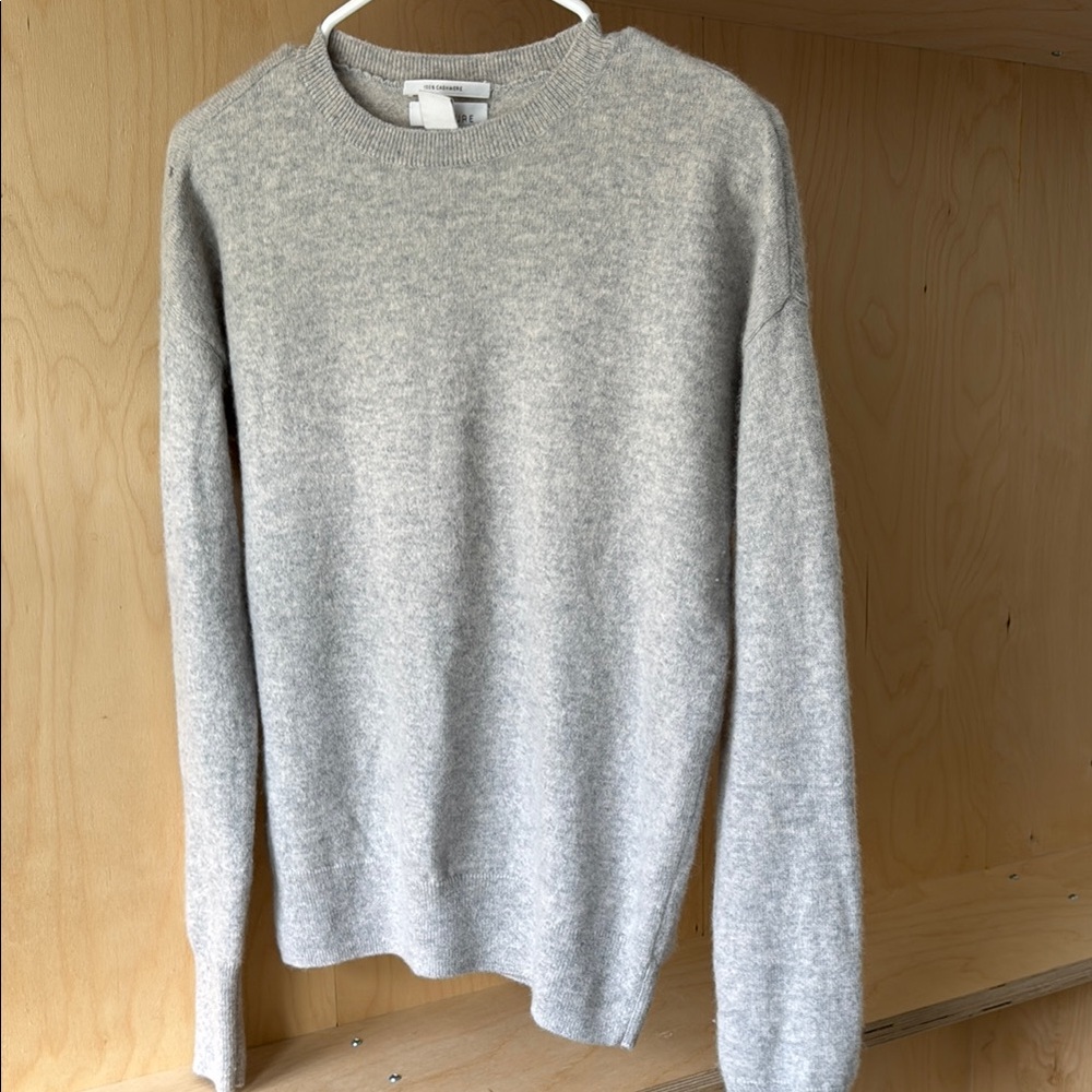 Nordstrom cashmere Gray Sweater - small